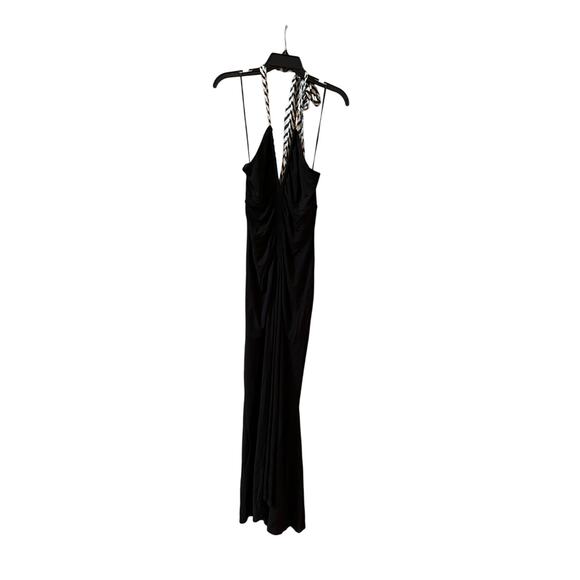 Reiss Iris Halter Maxi Dress - Size 8 - Black & White (new) - Picture 7 of 7
